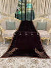 Moore Motif Stone Velvet Shawl