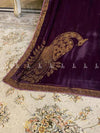 Moore Motif Stone Velvet Shawl