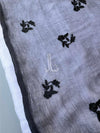Elegant Embroidered Jaal Chiffon - Dupatta