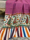 Needle Work Paisley Kalamkar - Shawl