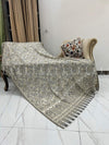 Kundan Weaved Gulaab Jaal - Shawl