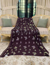 Multi Butterfly flock Stone Jaal - Chaddar