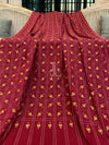 Check Booti Needle Jaal - Shawl