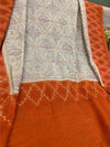 Kalamkar style Needle Jaal - Shawl