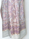 Kundan Weaved Leafy Jaal - Shawl