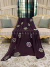 Sparkley Stone Gulaab Jaal - Chaddar