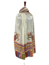 Needle Work Border Kalamkar - Shawl