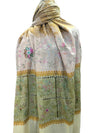 Peacock Style Shadow Tarkashi - Chaddar