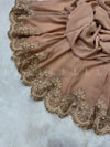 Multi Cutdana Applique Chiffon - Shawl