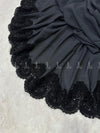 Multi Cutdana Applique Chiffon - Shawl