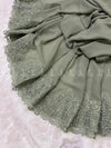 Autumn Bloom Lace Chiffon - Shawl