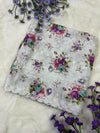 Printed Chikankari Lawn - Chaddar