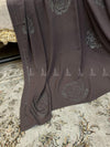 Rose Stone Jaal Chiffon - Chaddar