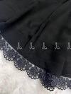 flower Bail Hem All around Chiffon - Chaddar