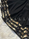 Leopard Stripes Studed Chiffon - Chaddar by Shawls by Aima