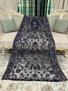 Zari Noir Velvet Shawl - image 1