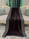 Scalloped Crystal Velvet Shawl - image 9