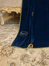 Lux Logo Jaal Pattern Velvet Shawl