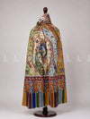 Abstract Needle Kalamkar - Shawl