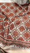 Paper Mache Embroidered jama - Shawl