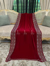 Scalloped Crystal Velvet Shawl - image 4