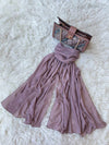 Star Plain Georgette Stole