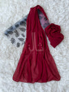 Star Plain Georgette Stole