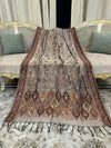 Fringy Flowers Silk Kaani - Shawl