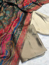 Garden Style Silk Kaani - Shawl