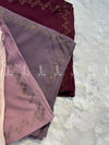 Zigzag Flowery all Around Stone Chiffon - Chaddar by Shawls by Aima