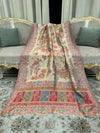 Floral Bunches Moonlight Silk - Shawl