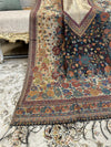 Moonlight Floral Silk Kaani - Shawl
