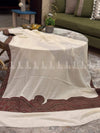 Mughal Times Neutral Kaani Patch - Shawl