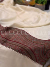 Mughal Times Neutral Kaani Patch - Shawl