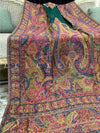 Plain Contrast Silk Kaani - Shawl