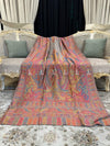 Plain Contrast Silk Kaani - Shawl