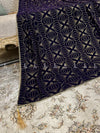 Elegant Heavy Stone Jaal Velvet Shawl