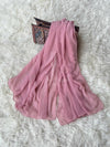 Star Plain Georgette Stole
