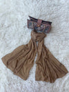 Star Plain Georgette Stole