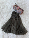 Star Plain Georgette Stole