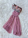 Star Plain Georgette Stole