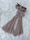 Star Plain Georgette Stole