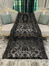 Zari Noir Velvet - Shawl