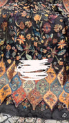 Fringy Flowers Silk Kaani - Shawl