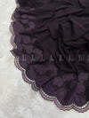 Trio Tulip Border Chiffon - Shawl