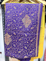 Sui motive spray jaal - Shawl