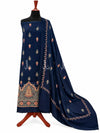 Pashmina Paisley Embroidered - Suit