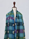 Kashmiri Floral Check - Stole