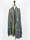 Kashmiri Floral Check - Stole