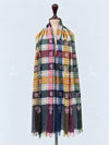 Kashmiri Floral Check - Stole